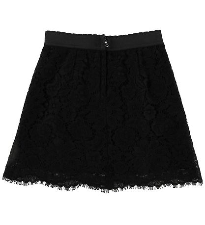 Dolce & Gabbana Rock - Tier - Schwarz m. Spitze