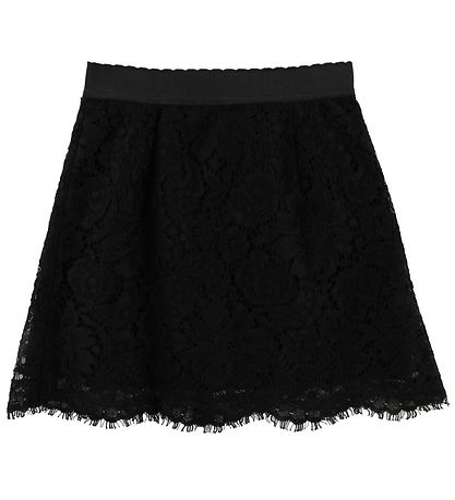 Dolce & Gabbana Rock - Tier - Schwarz m. Spitze