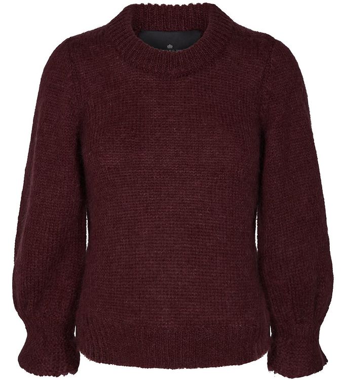 Designers Remix Bluse - Strik - Ilia - Rouge Noir