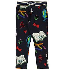 Dolce & Gabbana Leggings - Back To School - Navy/Print Dolce & Gabbana Leggings - Back To School - Navy/Print