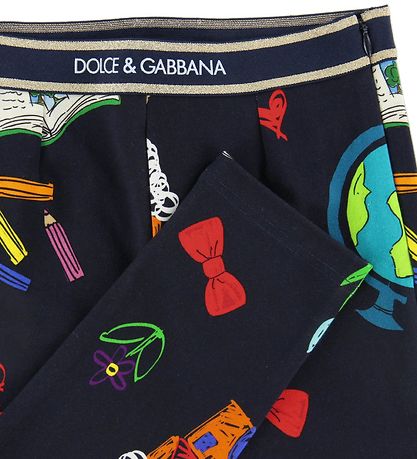 Dolce & Gabbana Leggings - Back To School - Navy/Print Dolce & Gabbana Leggings - Back To School - Navy/Print