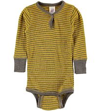 Engel Body L/S - Wool/Silk - Saffron/Walnut Engel Body L/S - Wool/Silk - Saffron/Walnut