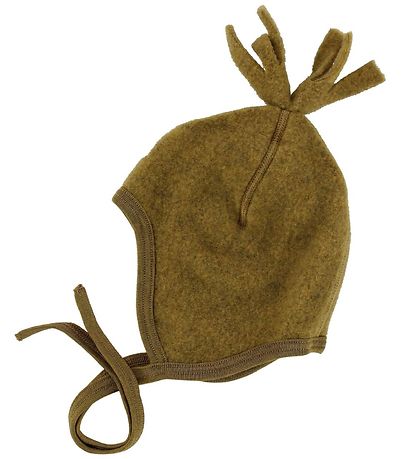 Engel Babyhjelm - Uld - Saffron Melange m. Kvast Engel Babyhjelm - Uld - Saffron Melange m. Kvast