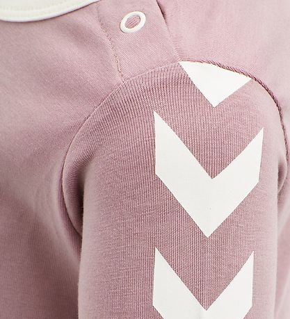 Hummel Bluse - HMLFlipper - Mørk Rosa m. Logo