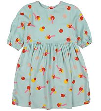 Stella McCartney Kids Kjole - Viskose - Mint m. Mønster Stella McCartney Kids Kjole - Viskose - Mint m. Mønster
