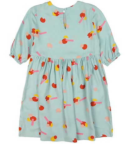 Stella McCartney Kids Kjole - Viskose - Mint m. Mønster Stella McCartney Kids Kjole - Viskose - Mint m. Mønster