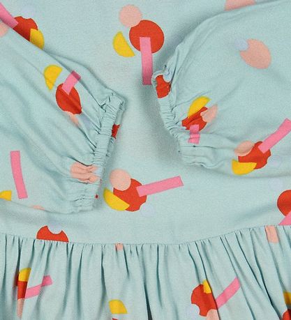 Stella McCartney Kids Kjole - Viskose - Mint m. Mønster Stella McCartney Kids Kjole - Viskose - Mint m. Mønster