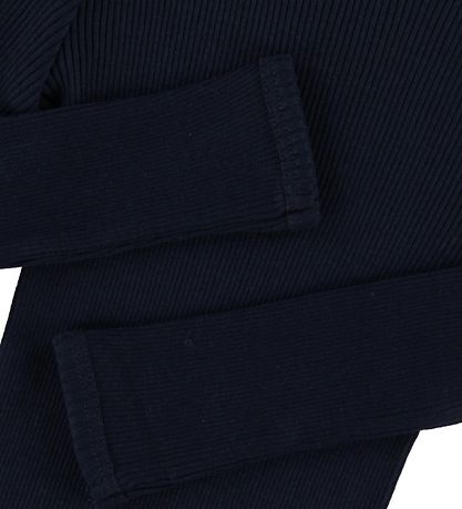 Minimalisma Blússa - Bergen - Silki/Bómull -Dark Blue