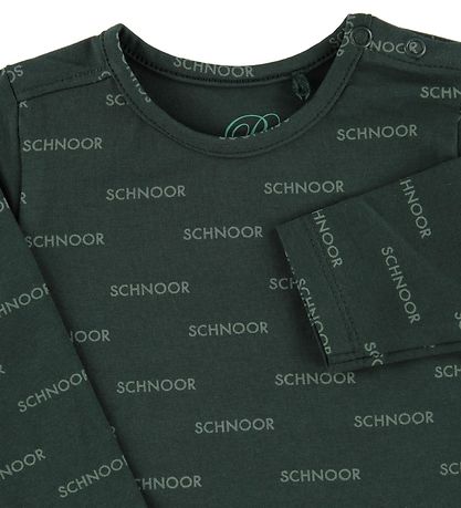 Blouse Petit by Sofie Schnoor - Jersey - Vert av. Logos Blouse Petit by Sofie Schnoor - Jersey - Vert av. Logos