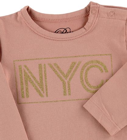 Petit by Sofie Schnoor Body L/æ - NYC - Rosa m. NYC/Gimmer