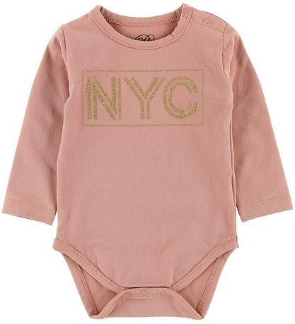 Petit by Sofie Schnoor Body L/æ - NYC - Rosa m. NYC/Gimmer