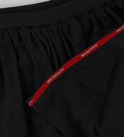 Calvin Klein Skirt - Black w. Logo-stripes
