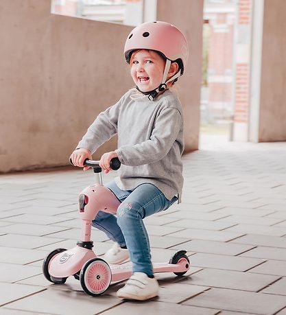 Scoot and Ride Cykelhjelm - Rose