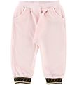 Fendi Velourbukser - Rosa m. Logo Fendi Velourbukser - Rosa m. Logo