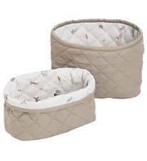 Cam Cam Opbevaringskurv - 2 stk - 22x15/24x17 cm - Hazel Cam Cam Opbevaringskurv - 2 stk - 22x15/24x17 cm - Hazel