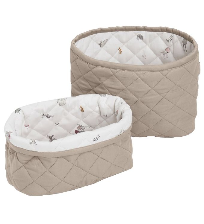 Cam Cam Opbevaringskurv - 2 stk - 22x15/24x17 cm - Hazel