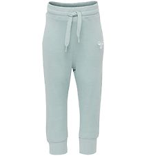 Hummel Sweatpants - Uld/Viskose - HMLTolja - Turkis Hummel Sweatpants - Uld/Viskose - HMLTolja - Turkis