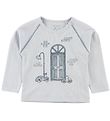 Fixoni Long Sleeve Top - Joy - Babyblue w. Cars Fixoni Long Sleeve Top - Joy - Babyblue w. Cars