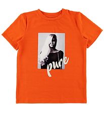 Hound T-shirt - Orange w. Print Hound T-shirt - Orange w. Print