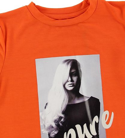 T-Shirt Hound - Orange av. Imprimé T-Shirt Hound - Orange av. Imprimé