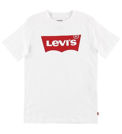 Levis T-shirt - Batwing - Hvid m. Logo Levis T-shirt - Batwing - Hvid m. Logo