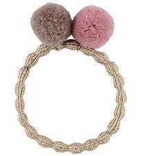 Kknekki Haarelastiek - Goud Glitter m. Pompon Kknekki Haarelastiek - Goud Glitter m. Pompon