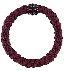 Kknekki Haarelastiek - Bordeaux m. Strass Kknekki Haarelastiek - Bordeaux m. Strass