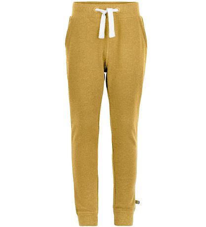 Minymo Sweatpants - 2-pak - Karrygul/Koksgrå