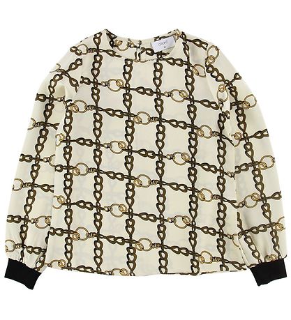 Blouse Grunt - Alyssa - White Chaîne Blouse Grunt - Alyssa - White Chaîne