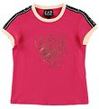 EA7 T-shirt - Pink m. Print/Logostribe EA7 T-shirt - Pink m. Print/Logostribe