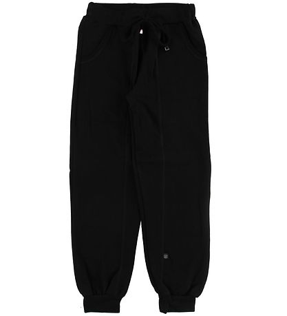 Say-So Joggebukser - Svart m. Sying Say-So Joggebukser - Svart m. Sying