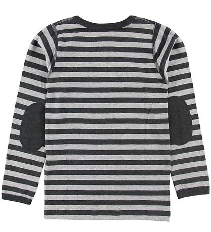 Say-So Bluse m. Knapper - Gråstribet Say-So Bluse m. Knapper - Gråstribet