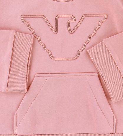 Emporio Armani Sweatshirt - Rosa Mayfair m. Logo