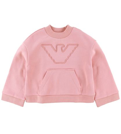 Sweat-shirt Emporio Armani - Rose Mayfair av. Logo Sweat-shirt Emporio Armani - Rose Mayfair av. Logo