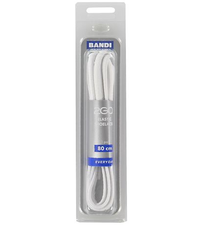 Élastique Lacets 2GO - 80 cm - 1 Paire - Blanc Élastique Lacets 2GO - 80 cm - 1 Paire - Blanc