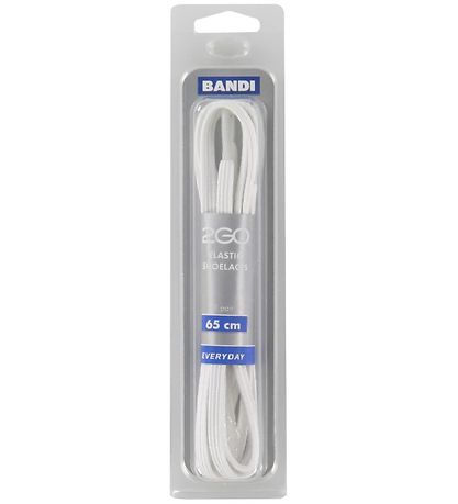 2GO elastische Schnürsenkel - 65 cm - 1 Paar - Weiß 2GO elastische Schnürsenkel - 65 cm - 1 Paar - Weiß