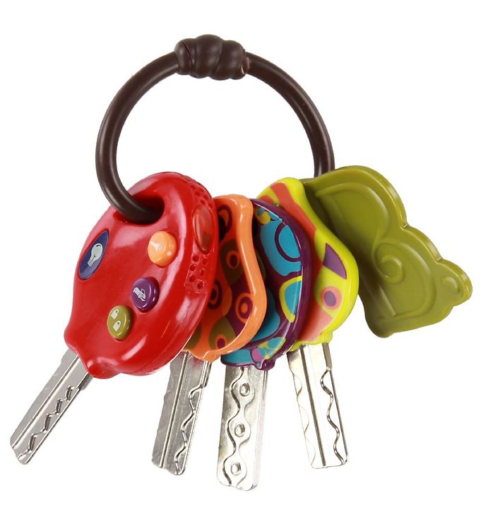 B. toys Legetøjsnøgler - LucKeys - Rød billede