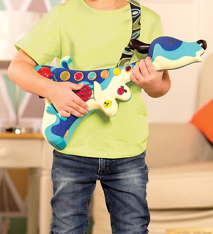 B. toys Guitar m. Lyd - Woofer - Blå