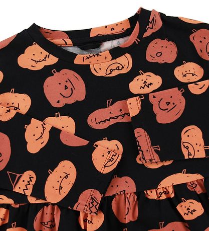 Stella McCartney Kids Kjole - Sort m. Græskar