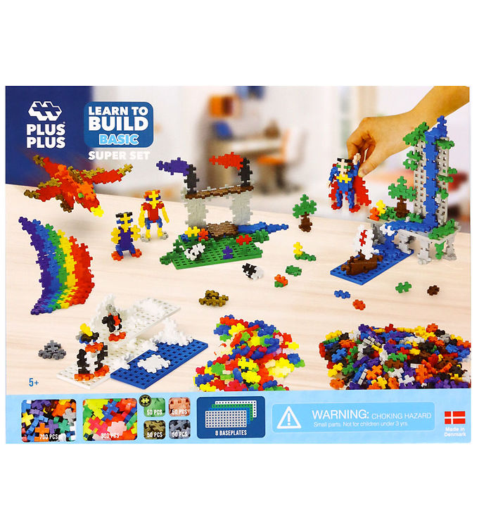 Plus Plus - Learn To Build Mega Basic - 1200 Stk