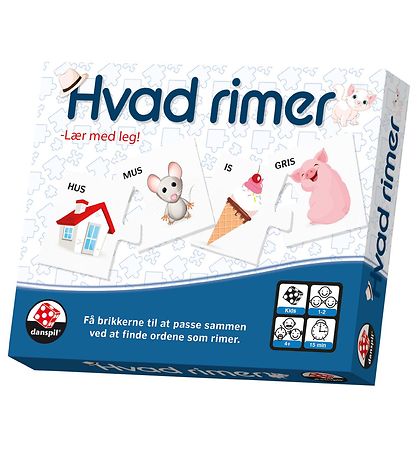 Danspil Læringsspil - Hvad Rimer