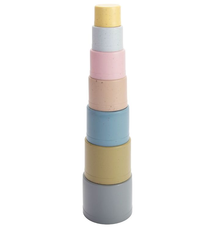 Tiny by Dantoy BIO Plastic Byggebægre - 7 Dele