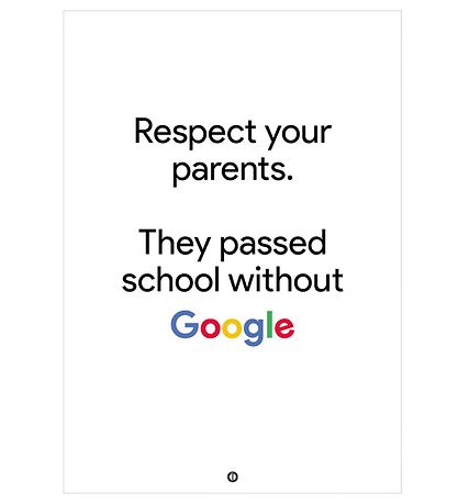 Citatplakat Poster - B2 - Google Citatplakat Poster - B2 - Google