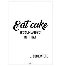 Citatplakat Poster - A3 - Eat Cake Citatplakat Poster - A3 - Eat Cake