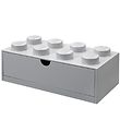 LEGO® Storage Opbevaringsskuffe - 8 Knopper - 31x15x9 - Grå LEGO® Storage Opbevaringsskuffe - 8 Knopper - 31x15x9 - Grå