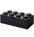 LEGO® Storage Opbevaringsskuffe - 8 Knopper - 31x15x9 - Sort