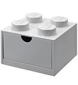 LEGO® Storage 수납 서랍 - 4 크놉 - 15x15x9 - 회색