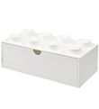 LEGO® Storage Opbevaringsskuffe - 8 Knopper - 31x15x9 - Hvid LEGO® Storage Opbevaringsskuffe - 8 Knopper - 31x15x9 - Hvid