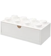 LEGO® Storage Opbevaringsskuffe - 8 Knopper - 31x15x9 - Hvid LEGO® Storage Opbevaringsskuffe - 8 Knopper - 31x15x9 - Hvid