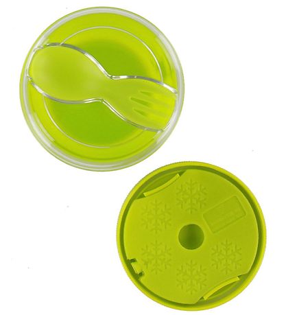Carl Oscar Lunchbox w. Cooling Element - 13 cm - Lime Monkey